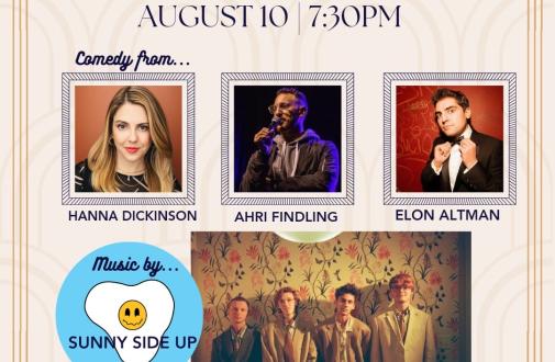 Saturday 9:30PM Show featuring Jared Schwartz, Matt Bachus, Elon Altman and more!