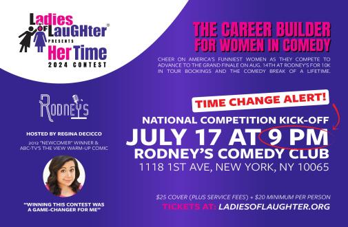 Ladies Of Laugher Presents Her Time 2024 Contest