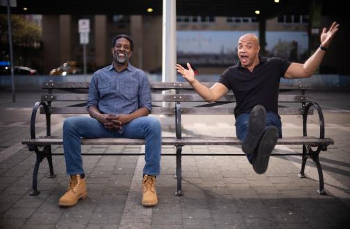 2 Comics On A Bench Live 