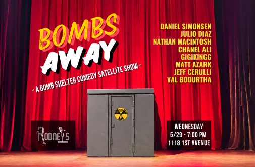 Bombs Away Featuring Nathan Macintosh, Chanel Ali, Daniel Simonsen, Julio Diaz and More!