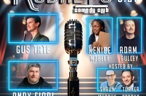 Easy Money Comedy: Turner Sparks, Shaun Murphy, Andy Fiori, Kenice Mobley, Ryan Thomas, Adam Gulley, Ray Zawodni and Gus Tate 