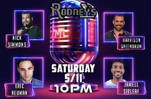 Saturday 10pm Comedy Show featuring Eric Neumann, Harrison Greenbaum, Nick Simmons and more